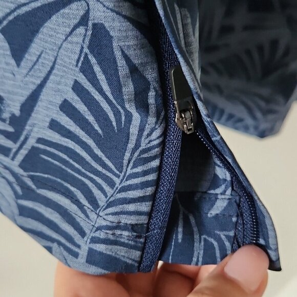 PGA TOUR | Anorak Crossover Quarter-Zip Printed Long Sleeve Golf navy sz XL - Picture 6 of 7